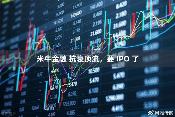 米牛金融 抗衰顶流，要 IPO 了